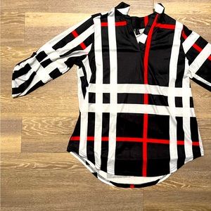 St Jubileens long v neck shirt